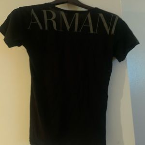 Black emporio Armani tee